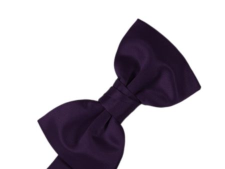 Amethyst Luxury Satin Bow Tie For Discount