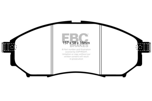 EBC 06-09 Infiniti FX35 3.5 Greenstuff Front Brake Pads Sale