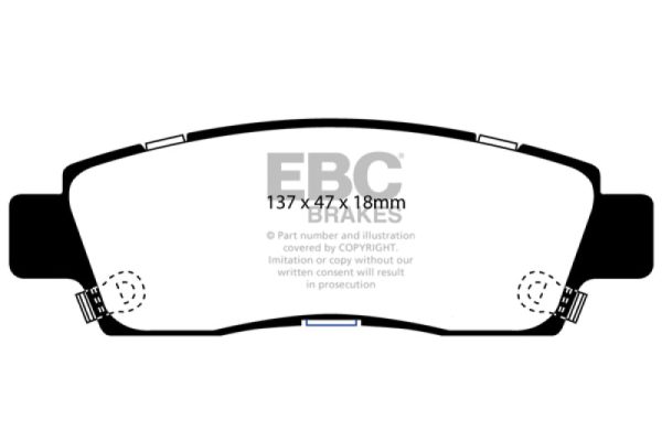 EBC 07+ Buick Enclave 3.6 Greenstuff Rear Brake Pads Online