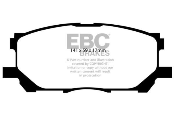 EBC 04-07 Lexus RX330 3.3 Greenstuff Front Brake Pads Hot on Sale