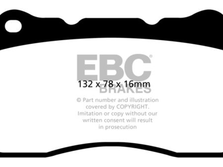 EBC 2016+ Chevrolet Corvette (C7) 6.2L Stingray Bluestuff Front Brake Pads For Sale