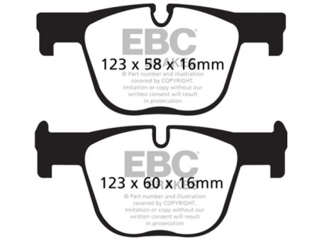 EBC 2017+ BMW 430 Coupe Gran Coupe (F32 F33 F36) Bluestuff Rear Brake Pads Discount