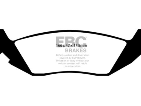 EBC 07-11 Jeep J8 2.8 TD Bluestuff Rear Brake Pads Online now