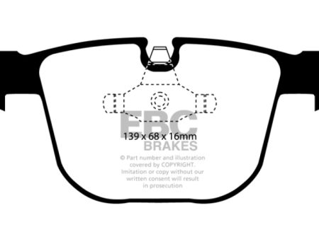 EBC 08-10 BMW M3 4.0 (E90) Bluestuff Rear Brake Pads Sale