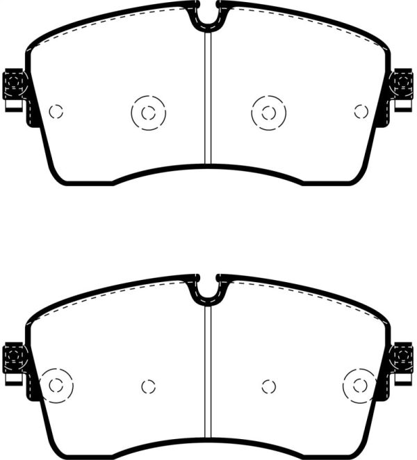 EBC 2018+ Jaguar E-Pace 2.0L Turbo (246) Greenstuff Front Brake Pads Supply