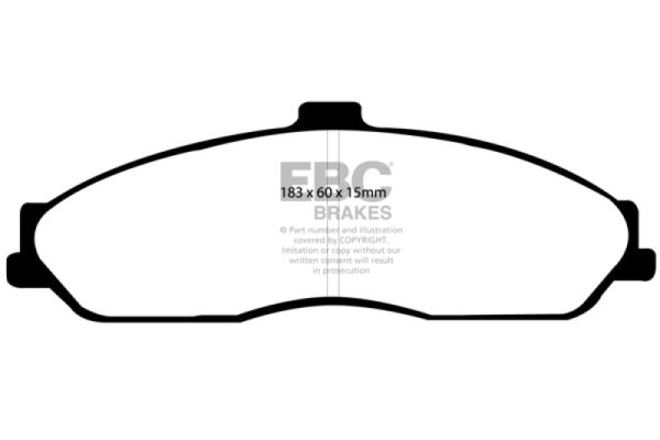 EBC 03-04 Cadillac XLR 4.6 Bluestuff Front Brake Pads For Cheap