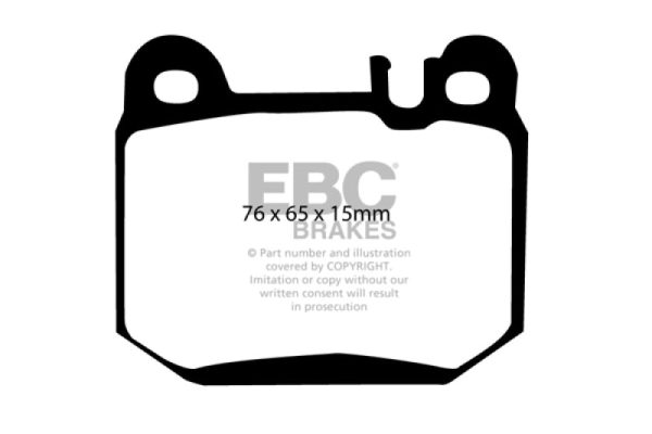 EBC 00-01 Mercedes-Benz M-Class (ML) ML430 4.3 Greenstuff Rear Brake Pads Online now