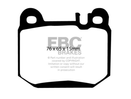 EBC 04-07 Maserati Quattroporte 4.2 Bluestuff Rear Brake Pads Online Sale