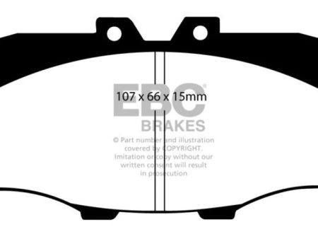 EBC 84-88 Toyota 4 Runner 2.4 Yellowstuff Front Brake Pads Online