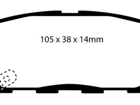 EBC 02 Infiniti G35 3.5 w o DCS Bluestuff Rear Brake Pads Discount