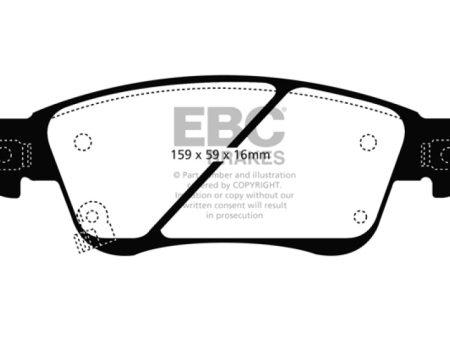 EBC 07-08 Infiniti G35 3.5 Sport Bluestuff Front Brake Pads For Sale