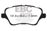 EBC 2017+ Ford Fiesta (MK7) Bluestuff Front Brake Pads Discount