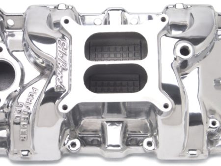 Edelbrock Perf RPM Manifold Polished Hot on Sale