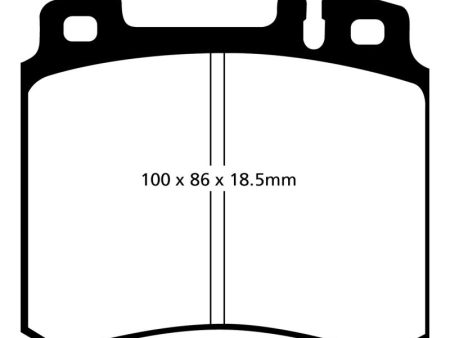 EBC 98-99 Mercedes-Benz CL500 5.0 Yellowstuff Front Brake Pads For Discount