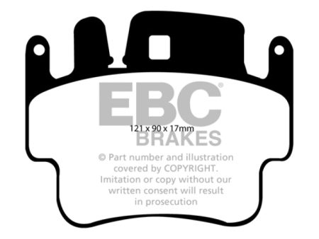 EBC 98-05 Porsche 911 (996) (Cast Iron Rotor only) 3.4 Carrera 2 Bluestuff Front Brake Pads Sale