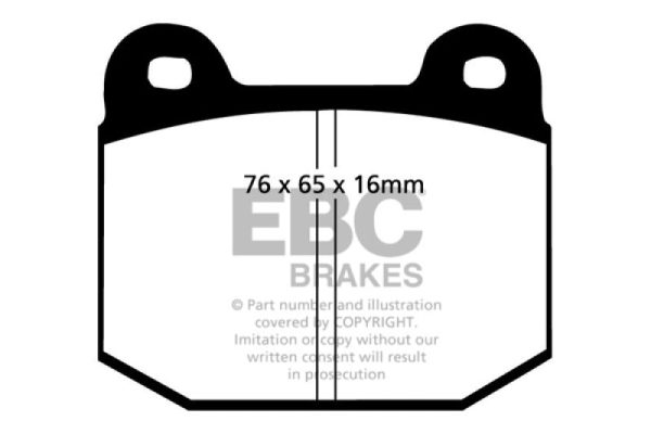 EBC 77-83 BMW 320 2.0 (E21) Yellowstuff Front Brake Pads Sale