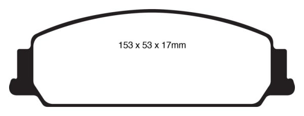 EBC 08-10 Pontiac G8 3.6 Bluestuff Front Brake Pads For Discount