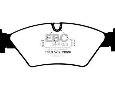 EBC 87-91 BMW M3 2.3 (E30) Yellowstuff Front Brake Pads Supply