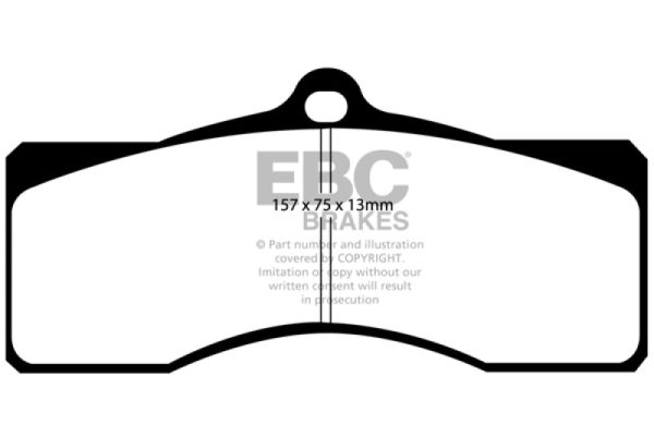 EBC 68-69 Chevrolet Camaro (1st Gen) 4.9 Bluestuff Front Brake Pads Fashion