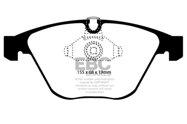 EBC 08-10 BMW M3 4.0 (E90) Bluestuff Front Brake Pads For Sale