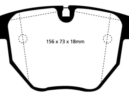 EBC 00-06 BMW X5 3.0 Greenstuff Front Brake Pads Cheap