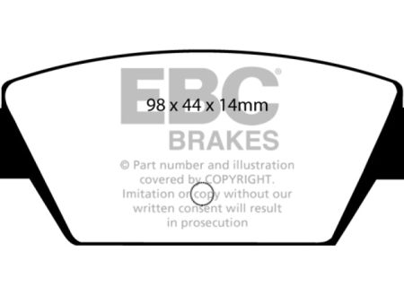 EBC 93-94 Eagle Talon 1.8 Yellowstuff Rear Brake Pads For Cheap