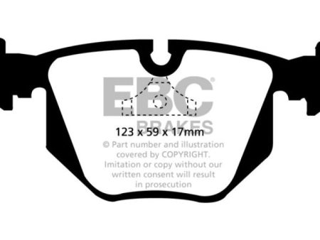 EBC 94-99 BMW M5 3.8 (E34) Yellowstuff Rear Brake Pads For Cheap