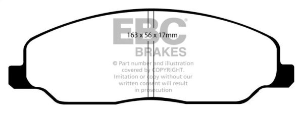 EBC 05-10 Ford Mustang 4.0 Bluestuff Front Brake Pads Discount