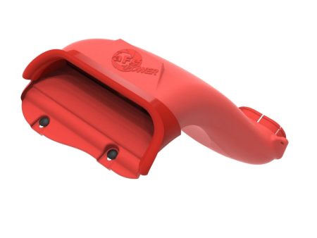 aFe Rapid Induction Dynamic Air Scoop 2021+ Ford F-150V6 V8 - Red Supply