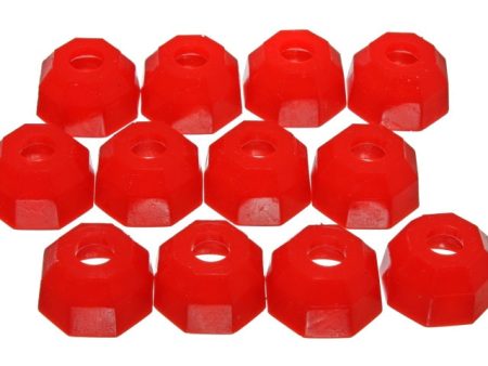 Energy Suspension Tie Rod End Boot Oct-Box Of 12 - Red Hot on Sale