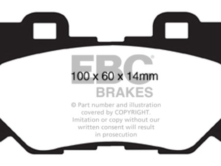 EBC 08-15 Infiniti G37 3.7 Bluestuff Rear Brake Pads For Discount