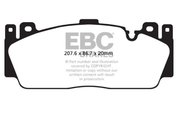 EBC 12-16 BMW M5 (F10) Bluestuff Front Brake Pads Online Hot Sale