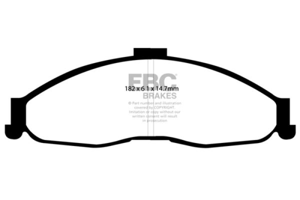 EBC 98-02 Chevrolet Camaro (4th Gen) 3.8 Bluestuff Front Brake Pads Cheap