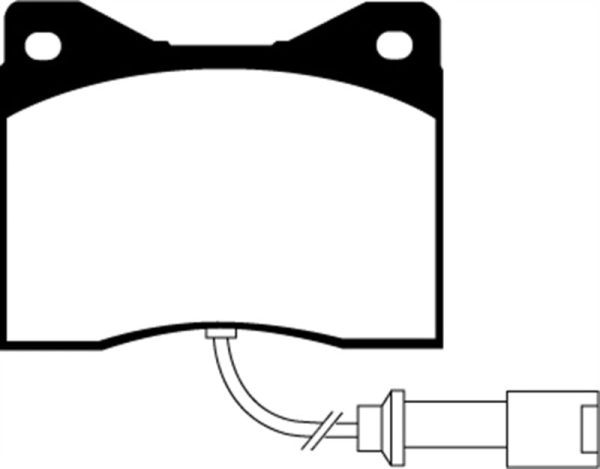 EBC 78-82 BMW M1 3.5 Yellowstuff Front Brake Pads Hot on Sale