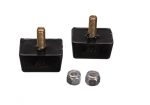 Energy Suspension Univ Blk 7 8in H x 1-7 8in L x 1-3 8in W Low Profile Rectangular Bump Stops (2 ea) For Discount