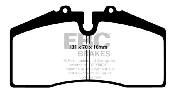 EBC 05+ Ford Saleen Mustang Brembo front calipers Bluestuff Front Brake Pads Online Hot Sale