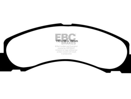 EBC 00-02 Ford Excursion 5.4 2WD Greenstuff Front Brake Pads Online now