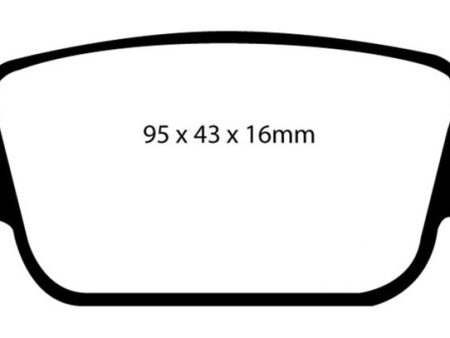 EBC 2006+ Volvo S80 Bluestuff NDX Rear Brake Pads Online now