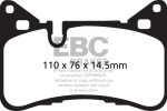 EBC 14 Mercedes-Benz C63 AMG (W204) 6.2 Bluestuff Rear Brake Pads Online now