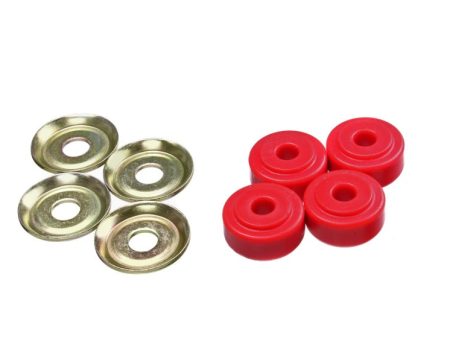 Energy Suspension Red Shock Tower Bushing Set 7 8in Nipple 3 8in ID 1-1 4in OD Online now