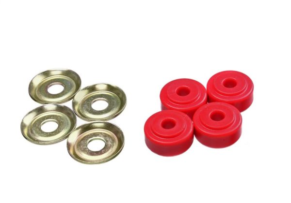 Energy Suspension Red Shock Tower Bushing Set 7 8in Nipple 3 8in ID 1-1 4in OD Online now