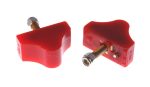 Energy Suspension Gm Lwr B Stop Single Hump Set - Red For Sale