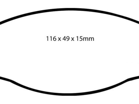 EBC 84-93 Toyota Pick-Up 1 2 Ton 2WD Greenstuff Front Brake Pads Sale