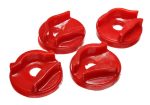 Energy Suspension 00-01 Nissan Sentra 200SX Red Motor Mount Insert Set (w  2.0L engine manual trans Online Hot Sale