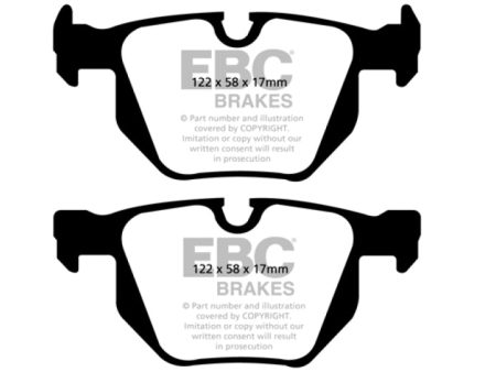 EBC 06-12 BMW 335i 3.0T (E90 E92 E93) Bluestuff Rear Brake Pads For Sale