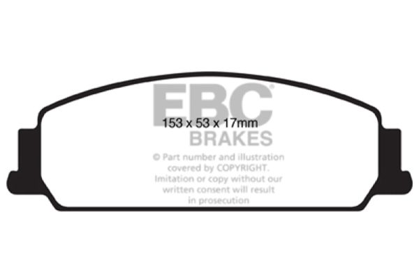 EBC 08-10 Pontiac G8 3.6 Bluestuff Front Brake Pads For Discount