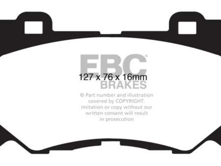 EBC 08-15 Infiniti G37 3.7 Bluestuff Front Brake Pads Hot on Sale