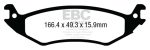 EBC 04-07 Ford Econoline E150 4.6 Yellowstuff Rear Brake Pads Hot on Sale