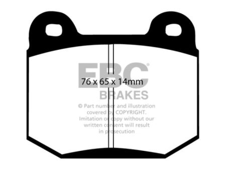 EBC 99-03 Mitsubishi Lancer Evolution 2.0 Turbo Bluestuff Rear Brake Pads Online now