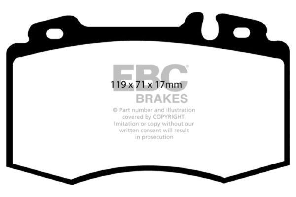 EBC 02-04 Mercedes-Benz C32 AMG (W203) 3.2 Supercharged Bluestuff Front Brake Pads For Cheap